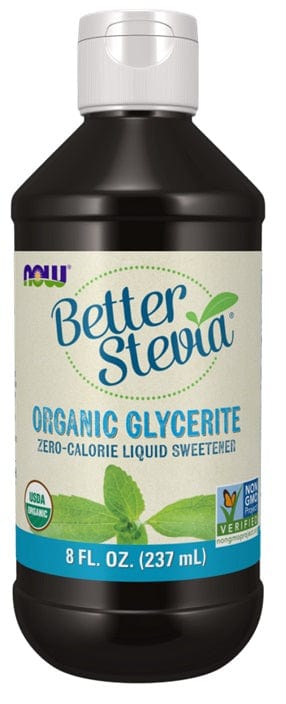 NOW Foods Better Stevia Organic Glycerite - 237 ml.