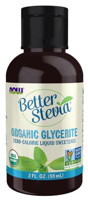 NOW Foods Better Stevia Organic Glycerite - 59 ml.