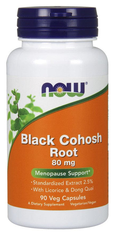 NOW Foods Black Cohosh Root, 80mg - 90 vcaps