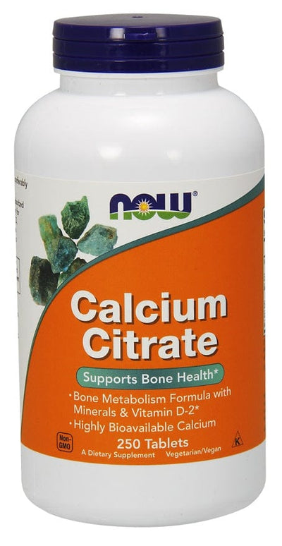NOW Foods Calcium Citrate with Minerals & Vitamin D-2 - 250 tabs