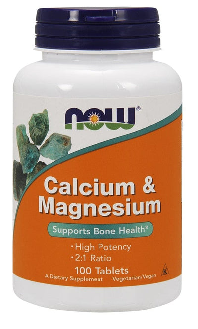 NOW Foods Calcium & Magnesium - 100 tablets
