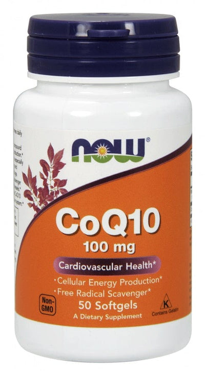 NOW Foods CoQ10, 100mg - 50 softgels