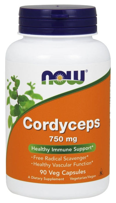 NOW Foods Cordyceps, 750mg - 90 vcaps