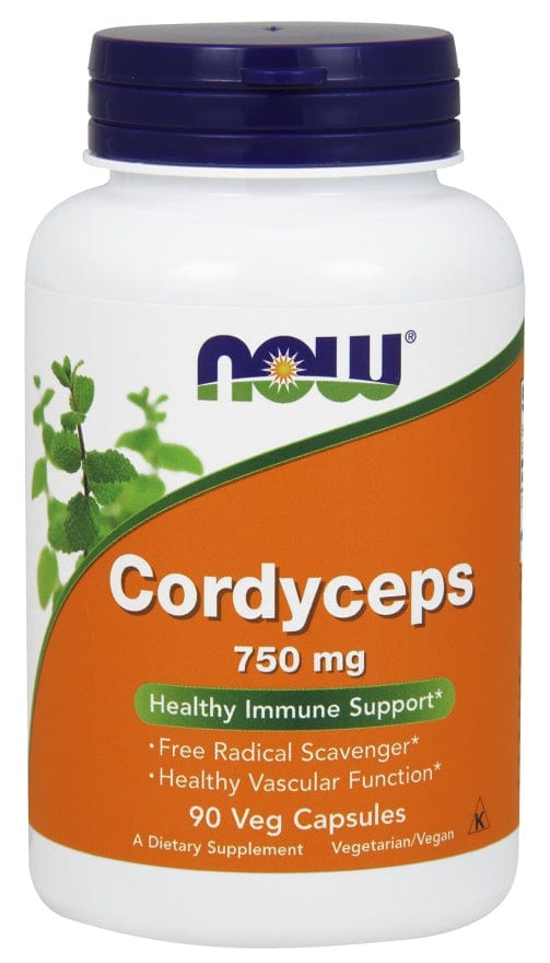 NOW Foods Cordyceps, 750mg - 90 vcaps