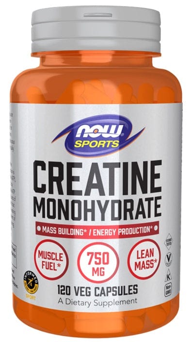 NOW Foods Creatine Monohydrate, 750mg - 120 vcaps