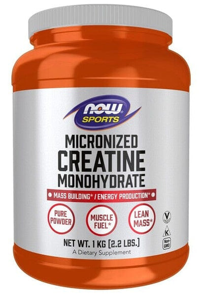NOW Foods Creatine Supplements Micronized Creatine Monohydrate - 1000 grams