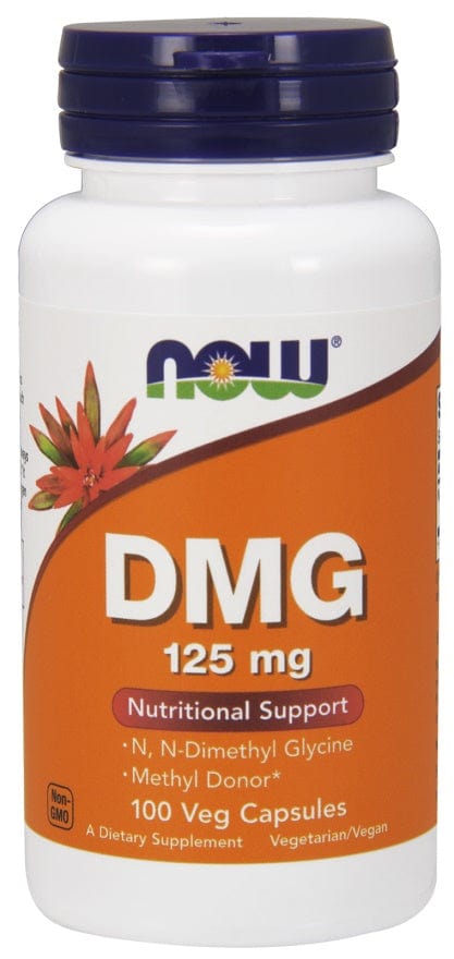 NOW Foods DMG (Dimethylglycine), 125mg - 100 vcaps