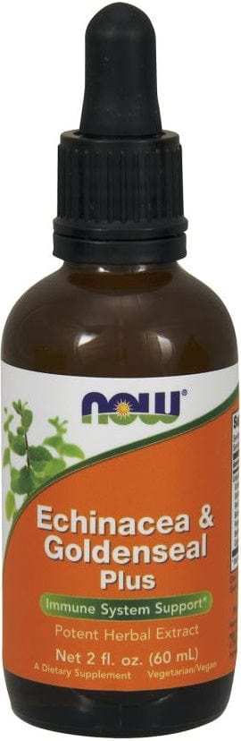 NOW Foods Echinacea & Goldenseal Plus - 60 ml.