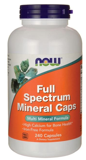 NOW Foods Full Spectrum Minerals, Iron-Free - 240 caps