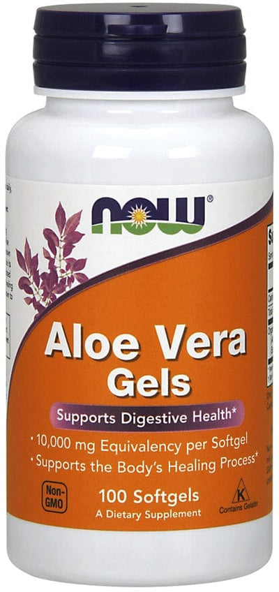 NOW Foods Health and Wellbeing Aloe Vera Gels - 100 softgels