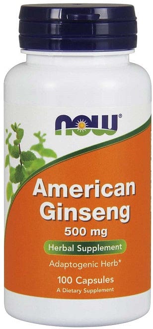 NOW Foods Health and Wellbeing American Ginseng, 500mg - 100 vcaps