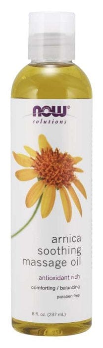 NOW Foods Health and Wellbeing Arnica Soothing Massage Oil - 237 ml.