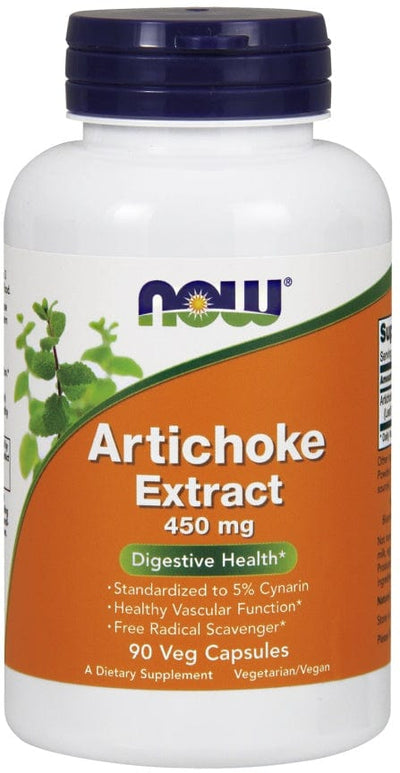 NOW Foods Health and Wellbeing Artichoke Extract, 450mg - 90 vcaps