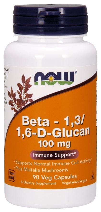 NOW Foods Health and Wellbeing Beta - 1,3/1,6-D-Glucan, 100mg - 90 vcaps