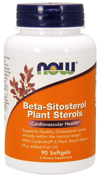 NOW Foods Health and Wellbeing Beta-Sitosterol Plant Sterols - 90 softgels