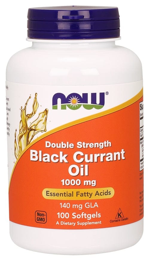 NOW Foods Health and Wellbeing Black Currant Oil, 1000mg - 100 softgels
