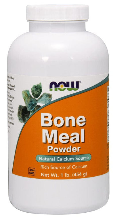NOW Foods Health and Wellbeing Bone Meal Powder - 454 grams