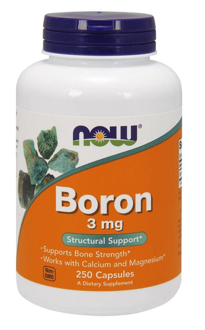 NOW Foods Health and Wellbeing Boron, 3mg - 250 caps
