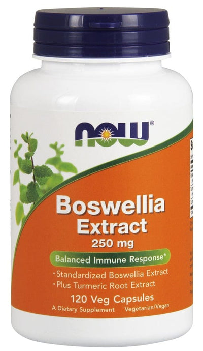 NOW Foods Health and Wellbeing Boswellia Extract Plus Turmeric Root Extract, 250mg - 120 vcaps