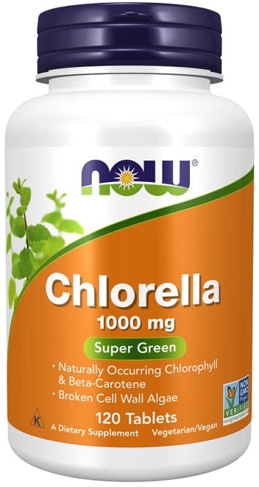 NOW Foods Health and Wellbeing Chlorella, 1000mg - 120 tablets