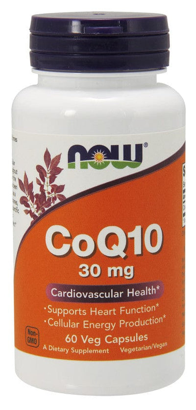 NOW Foods Health and Wellbeing CoQ10, 30mg - 60 vcaps