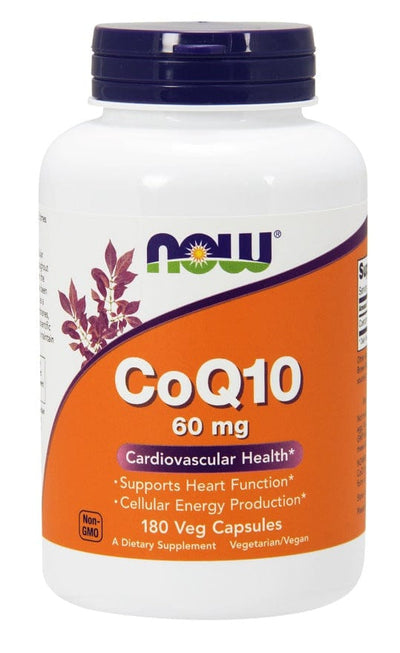 NOW Foods Health and Wellbeing CoQ10, 60mg - 180 vcaps