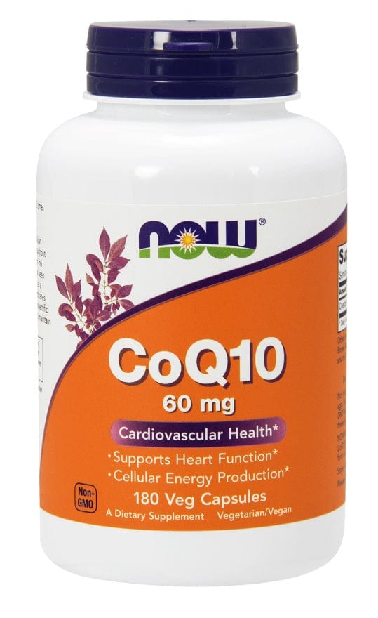 NOW Foods Health and Wellbeing CoQ10, 60mg - 180 vcaps