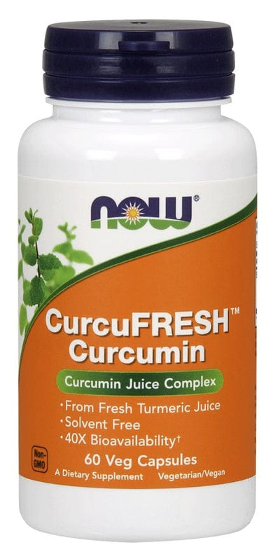 NOW Foods Health and Wellbeing CurcuFRESH Curcumin, Capsules - 60 vcaps