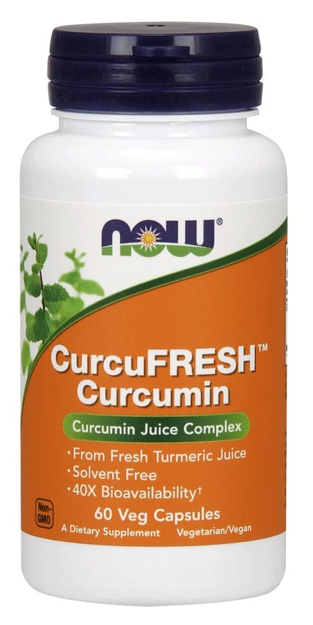 NOW Foods Health and Wellbeing CurcuFRESH Curcumin, Capsules - 60 vcaps