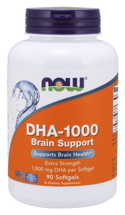 NOW Foods Health and Wellbeing DHA-1000 Brain Support - 90 softgels