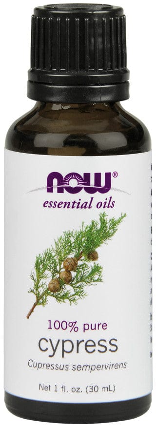 NOW Foods Health and Wellbeing Essential Oil, Cypress Oil - 30ml