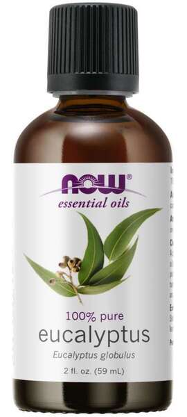NOW Foods Health and Wellbeing Essential Oil, Eucalyptus Oil - 59 ml.