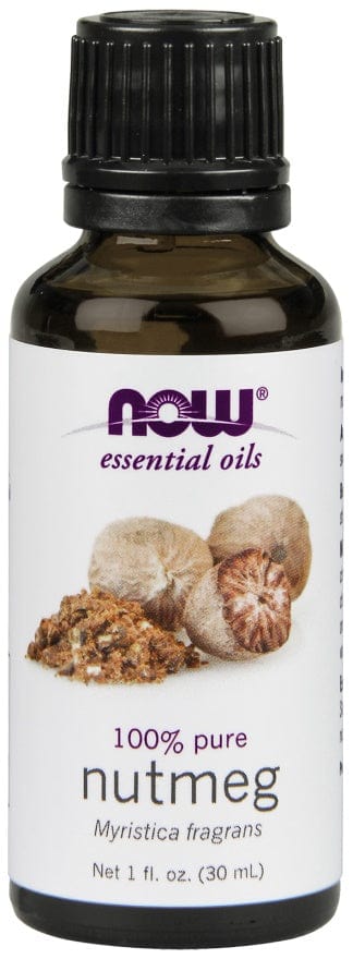 NOW Foods Health and Wellbeing Essential Oil, Nutmeg Oil - 30 ml.
