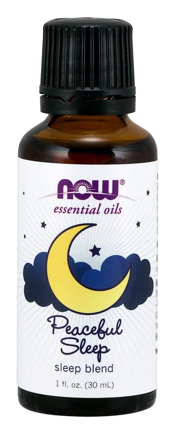 NOW Foods Health and Wellbeing Essential Oil, Peaceful Sleep Oil - 30 ml.