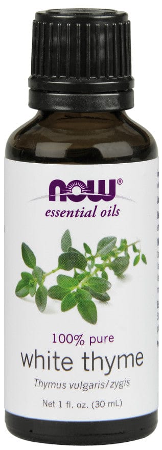 NOW Foods Health and Wellbeing Essential Oil, White Thyme Oil - 30ml