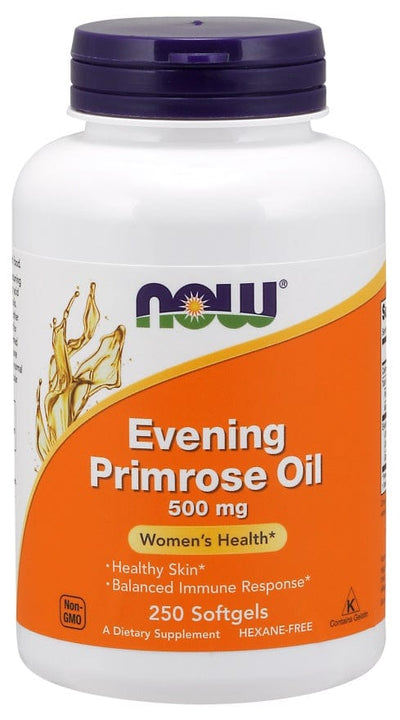 NOW Foods Health and Wellbeing Evening Primrose Oil, 500mg - 250 softgels
