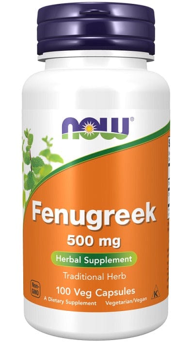 NOW Foods Health and Wellbeing Fenugreek, 500mg - 100 vcaps