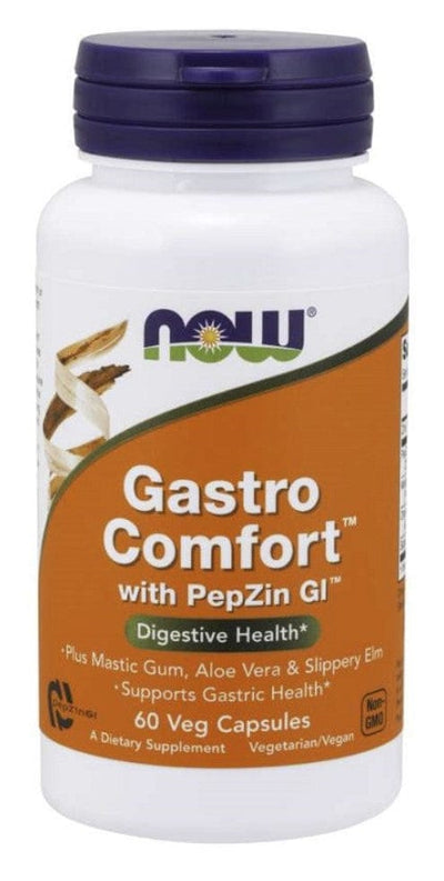 NOW Foods Health and Wellbeing Gastro Comfort with PepZin GI - 60 vcaps