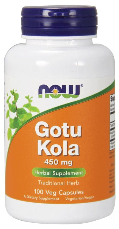 NOW Foods Health and Wellbeing Gotu Kola, 450mg - 100 vcaps
