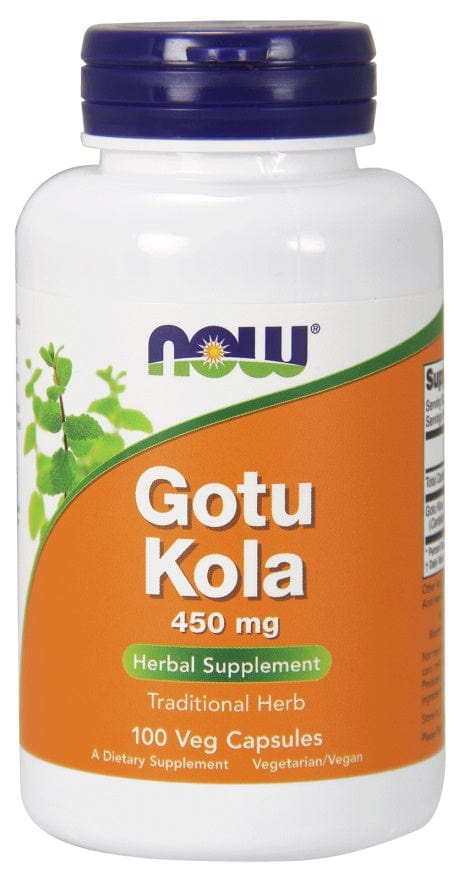 NOW Foods Health and Wellbeing Gotu Kola, 450mg - 100 vcaps