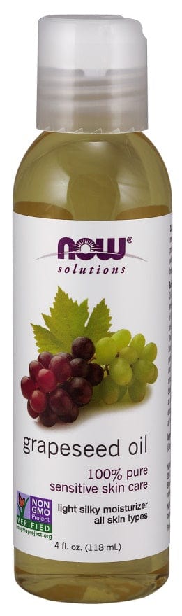 NOW Foods Health and Wellbeing Grapeseed Oil - 118 ml.