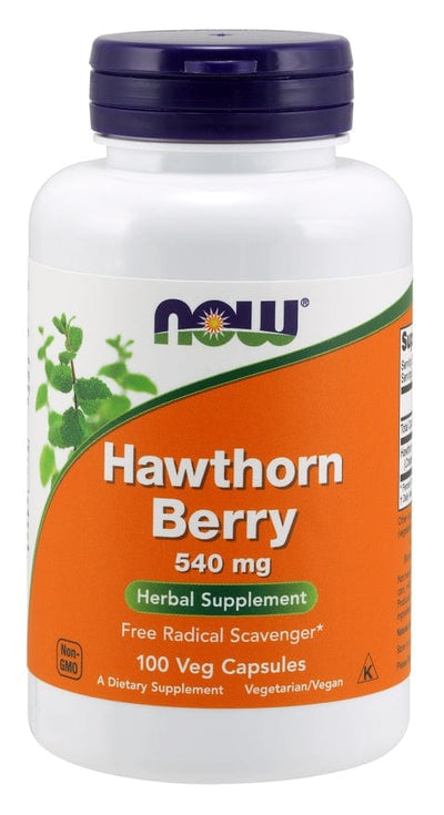 NOW Foods Health and Wellbeing Hawthorn Berry, 540mg - 100 vcaps