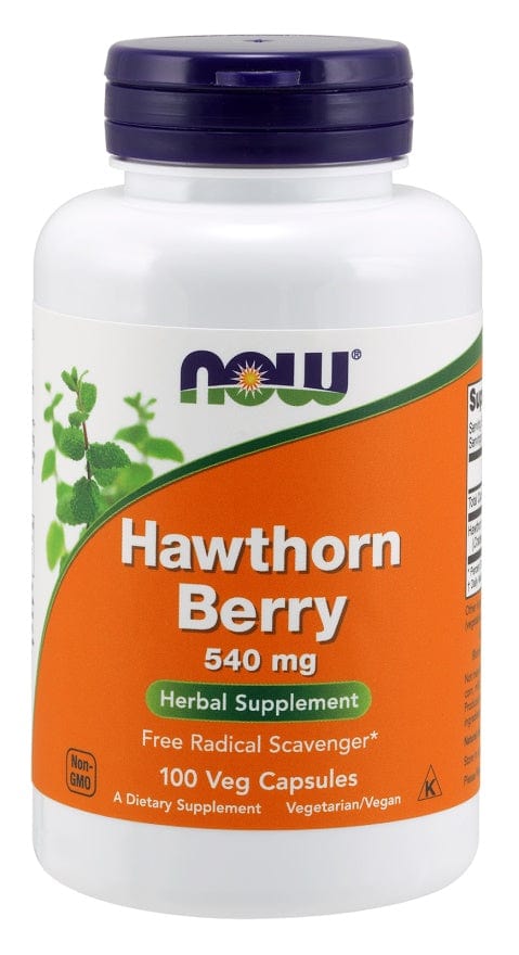 NOW Foods Health and Wellbeing Hawthorn Berry, 540mg - 100 vcaps