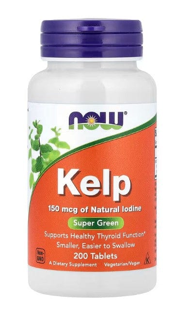 NOW Foods Health and Wellbeing Kelp, 150mcg - 200 tablets