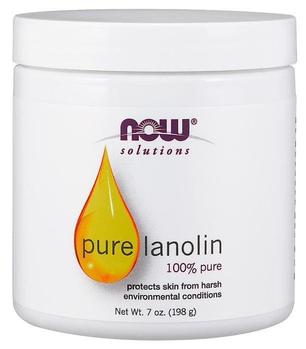 NOW Foods Health and Wellbeing Lanolin, 100% Pure - 198 grams