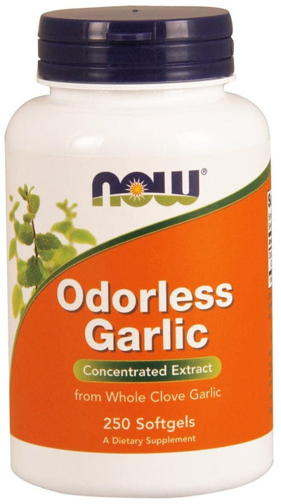 NOW Foods Health and Wellbeing Odorless Garlic - 250 softgels