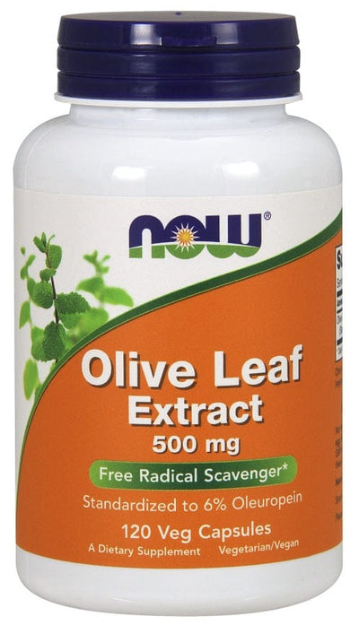NOW Foods Health and Wellbeing Olive Leaf Extract, 500mg - 120 vcaps