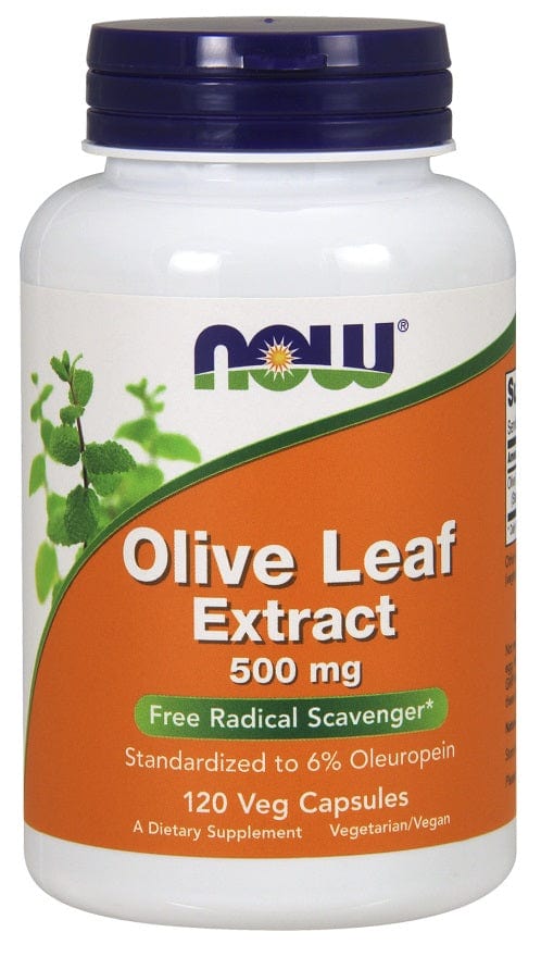 NOW Foods Health and Wellbeing Olive Leaf Extract, 500mg - 120 vcaps