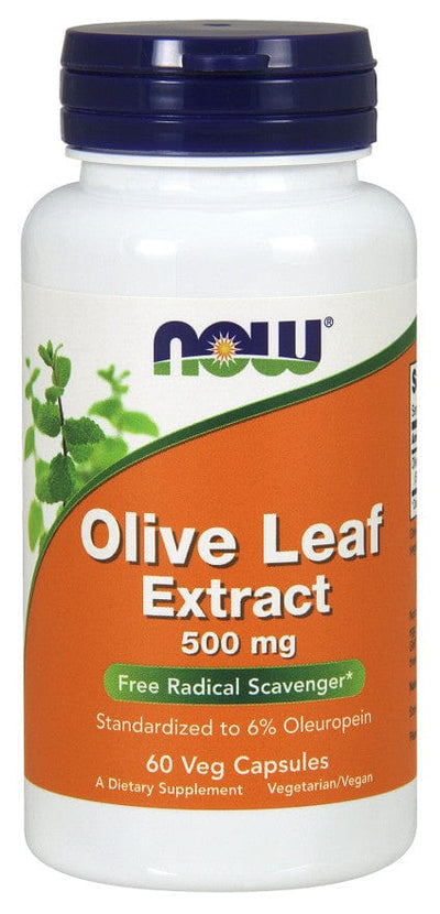 NOW Foods Health and Wellbeing Olive Leaf Extract, 500mg - 60 vcaps
