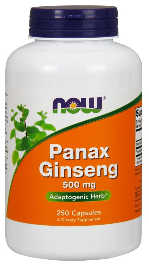NOW Foods Health and Wellbeing Panax Ginseng, 500mg - 250 caps